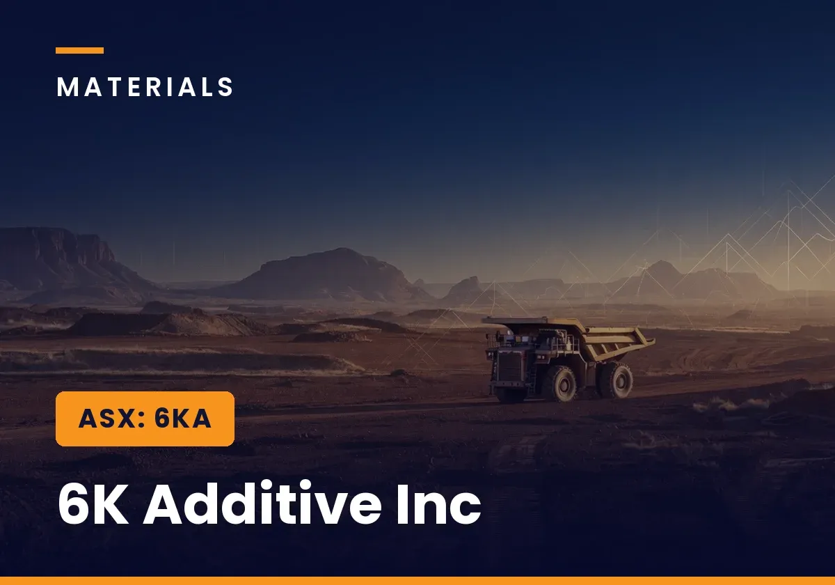 6K Additive Inc (ASX:6KA)