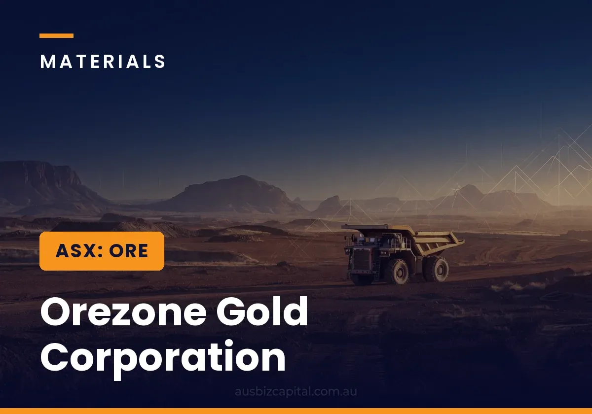 Orezone Gold Corporation (ASX:ORE)