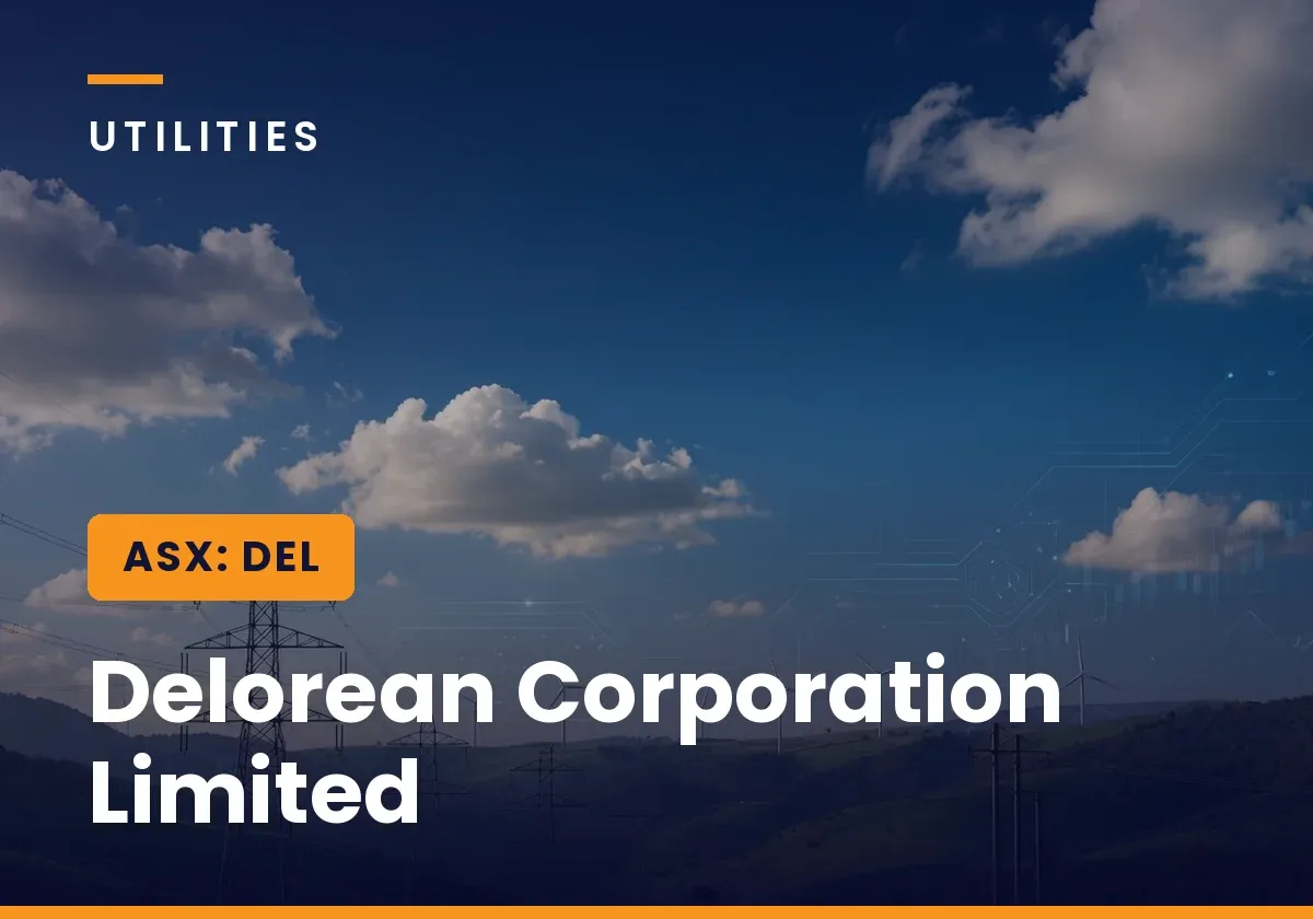 Delorean Corporation Limited (ASX:DEL)