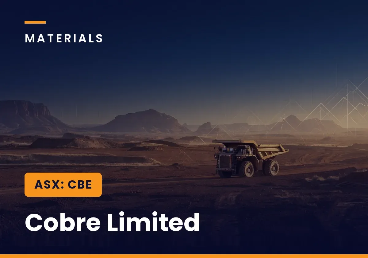 Cobre Limited (ASX:CBE)